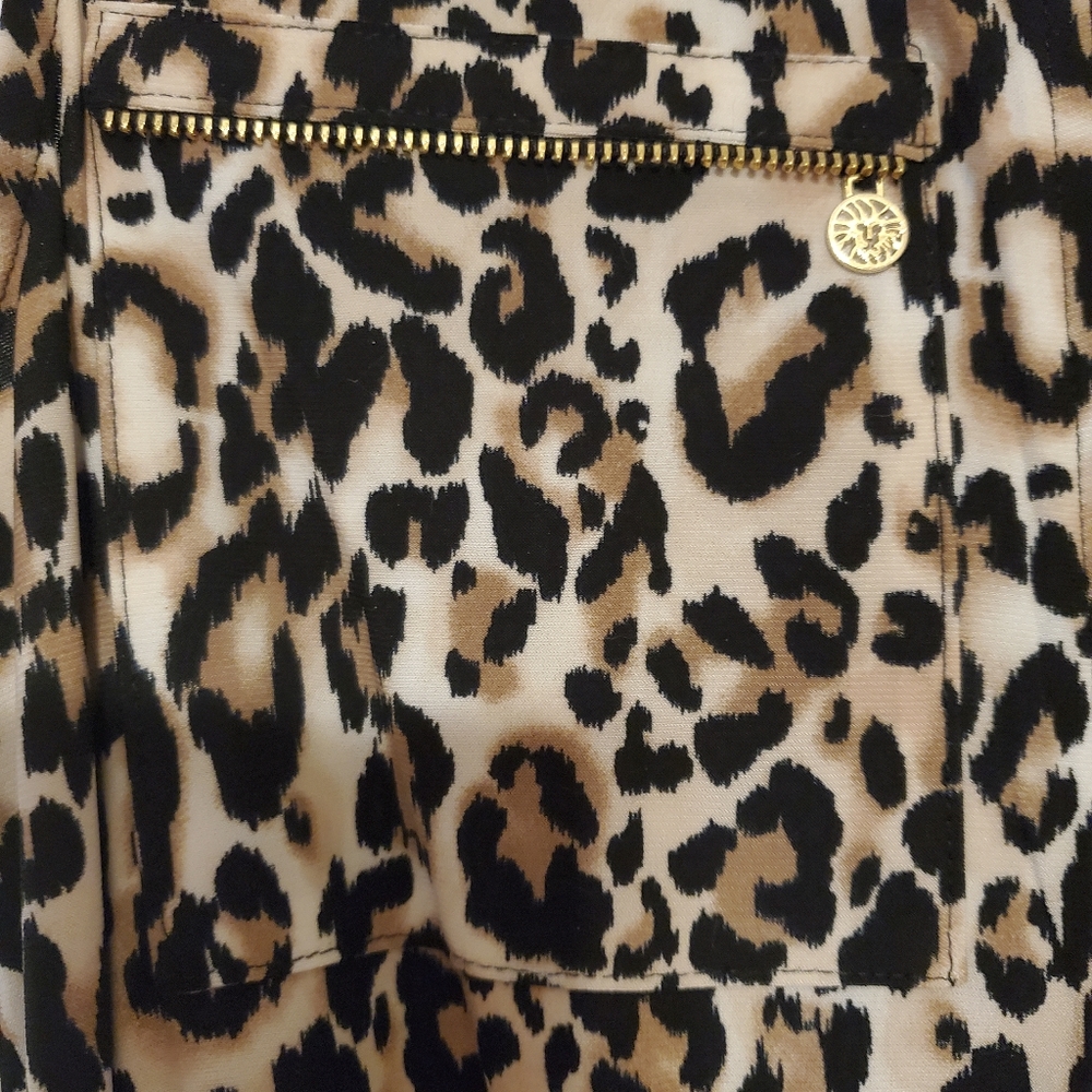 NWT- Anne Klein Animal Print Romper - Picture 5 of 10